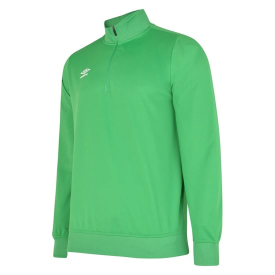 Umbro Mens Club Essential Half Zip Sweatshirt (Emerald) - Image 1