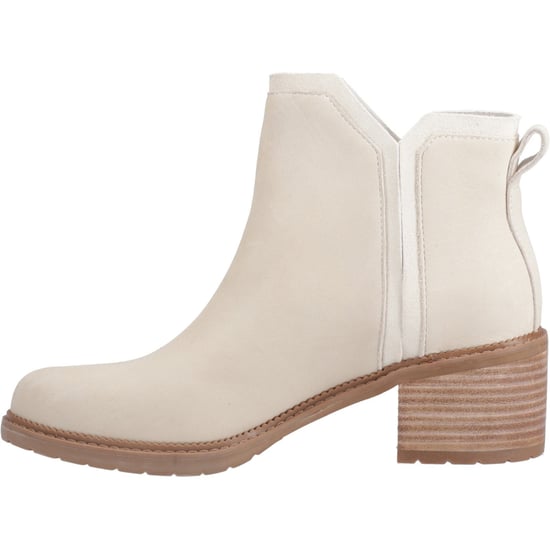 TOMS Hailey Leather Women's Beige Boots - Image 4