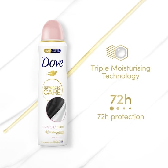 Dove Advanced Care Anti-Perspirant Deodorant Invisible Care, 200ml, 3 Pack