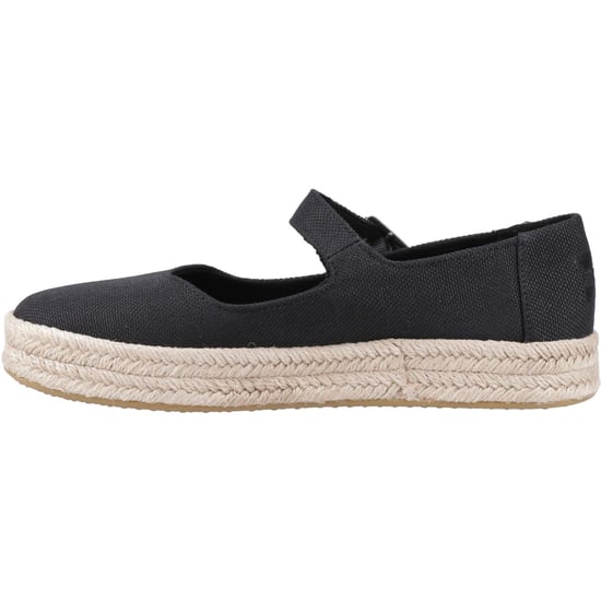 TOMS Carolina Mary Jane Polyester Women's Black Espadrilles - Image 4