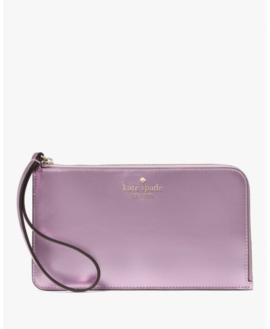 Lucy Patent Fabric Medium L-Zip Wristlet