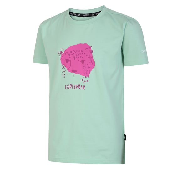 Dare 2B Childrens/Kids Trailblazer Leopard T-Shirt (Grayed Jade)