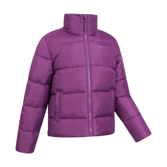 Mountain Warehouse Childrens/Kids Lottie Water Resistant Padded Jacket (Purple) - Image 3