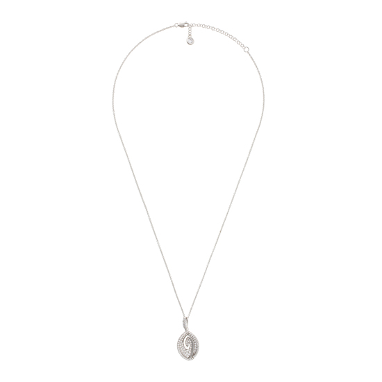 Orphelia Women's 925 Sterling Silver Chain with Pendant - Silver ZH-4606 - Image 1