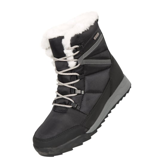 Mountain Warehouse Womens/Ladies Leisure II Snow Boots (Jet Black/White) - Image 6