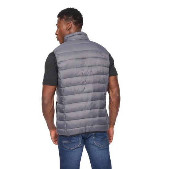 Crosshatch Mens Gattering Gilet (Charcoal) - Image 2