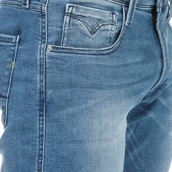 Jeans Slim Fit Andbass para Hombre en Azul - Image 5