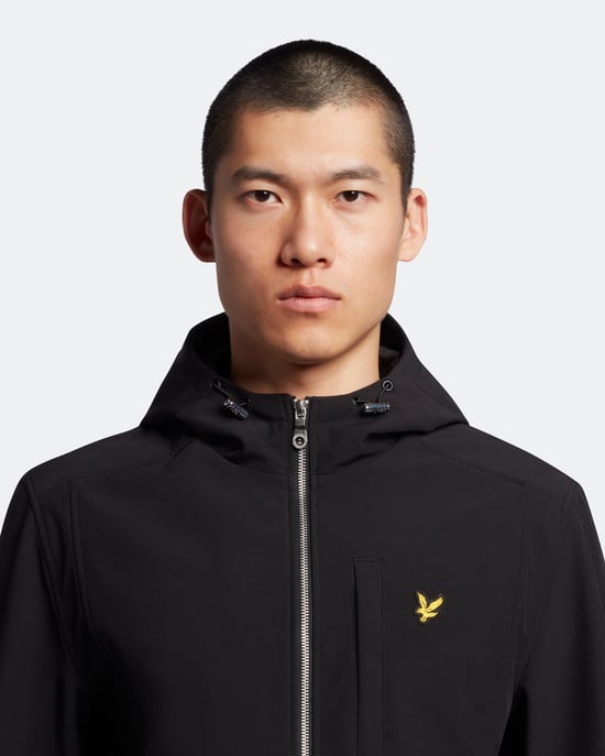 Lyle & Scott Chaqueta verano Chaqueta Softshell Negro - Image 4
