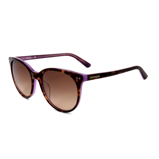 Calvin Klein Gafas Redondas para Mujer Tortoise Morado Lechoso Marrón CK18509S - Image 1