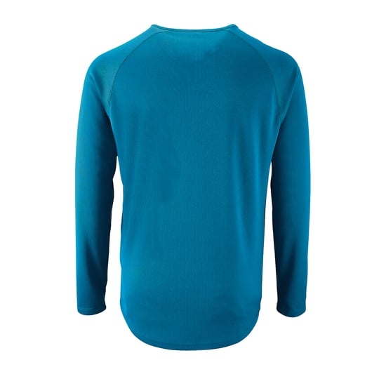 SOLS Mens Sporty Long Sleeve Performance T-Shirt (Aqua) - Image 3