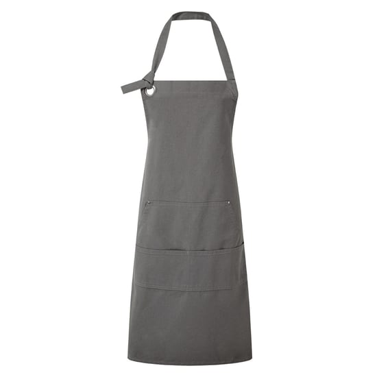 Premier Calibre Heavy Canvas Pocket Apron (Dark Grey) - Image 1