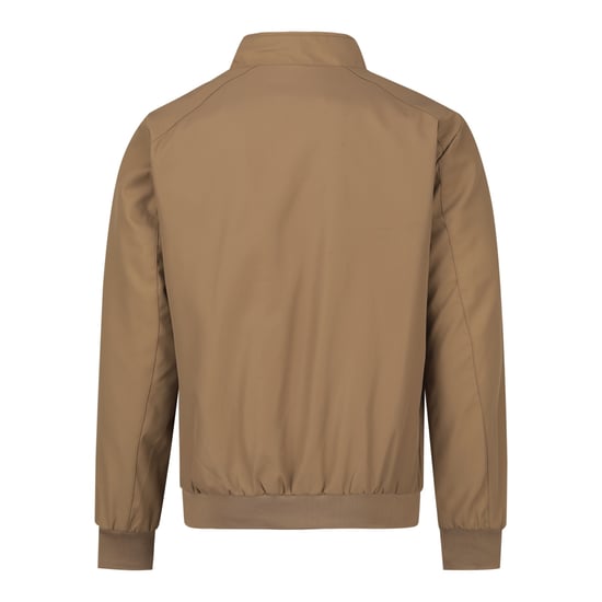 Men's Bomber Jacket with Stand-Up Collar, Transitional Jacket for Autumn, Casual Sports Jacket Khaki - Image 3