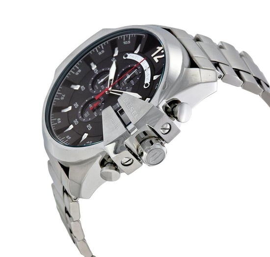 Diesel Mega Chief Men's Silver Watch DZ4308 - Image 3