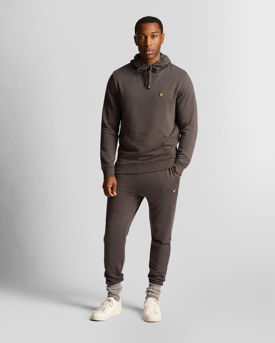Pantalones de chándal ajustados Lyle & Scott en gris oscuro - Image 1