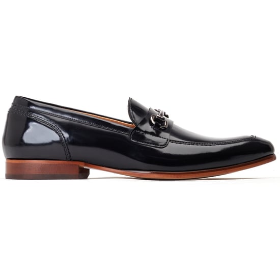 Base London Russo Leather Men's Black Loafers - Image 5