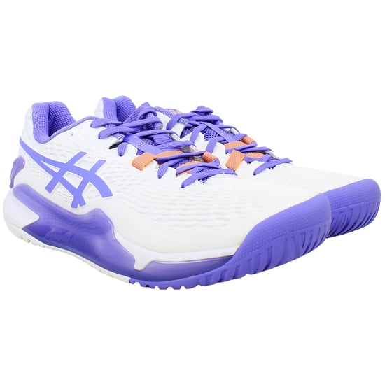 Asics Gel-Resolution 9 Womens White Tennis Shoes - Image 5