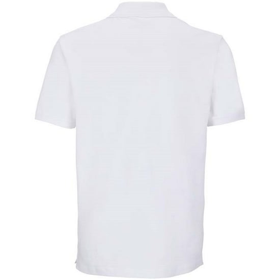 SOLS Unisex Adult Pegase Pique Polo Shirt (White) - Image 2
