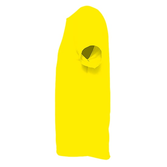 SOLS Mens Sporty Short Sleeve Performance T-Shirt (Lemon) - Image 3