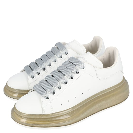 Alexander McQueen Womens Oversized Sneaker 'Larry' in White - Image 3