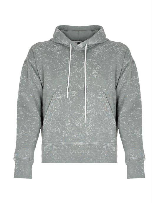 MSGM Sudadera Tie-Dye Hombre Gris - Image 1