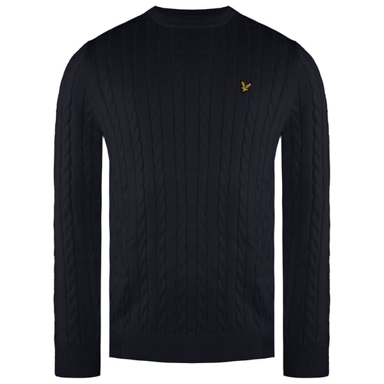 Suéter marina para hombre lyle & scott cable - Image 1