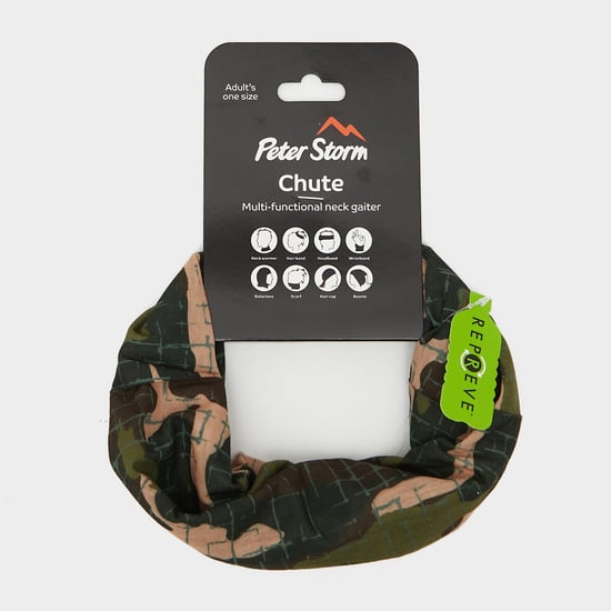 Peter Storm Unisex Recycled Chute, Neck Gaiter, Multifunctional Outdoor Headwear