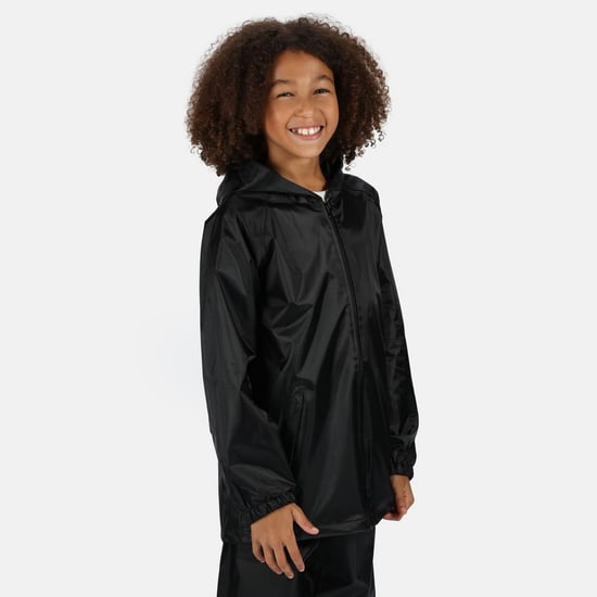 Regatta Childrens/Kids Pro Stormbreak Waterproof Jacket (Black)
