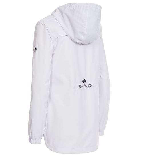 Trespass Womens/Ladies Flourish Waterproof Jacket (White) - Image 2