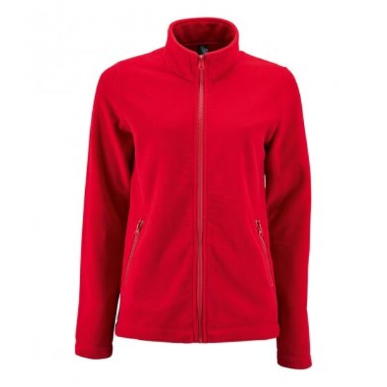SOLS Womens/Ladies Norman Fleece Jacket (Red) - Image 1