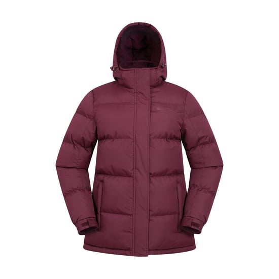 Mountain Warehouse Womens/Ladies Waterproof Padded Jacket (Burgundy) - Image 1