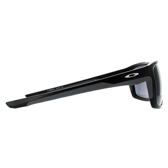 Gafas de sol Oakley Rectangulares para Hombre en Negro Mate con Lentes Grises Prizm - Image 4