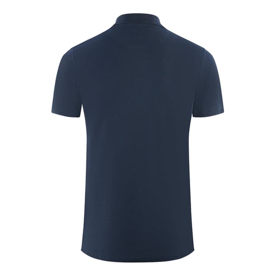 Polo azul marino con logo en caja de Aquascutum - Image 2