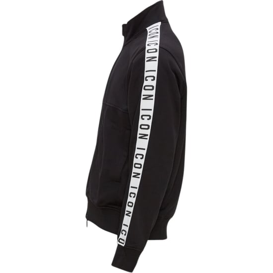 Chaqueta negra de corte deportivo Dean con mangas selladas de Dsquared2 - Image 2