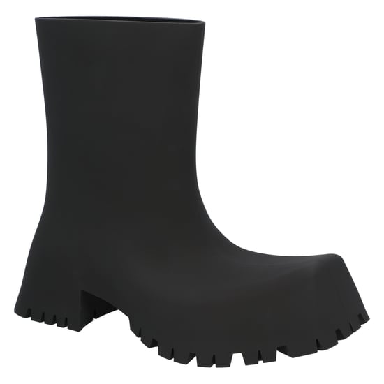 Balenciaga Trooper Rubber Boot Black - Image 1