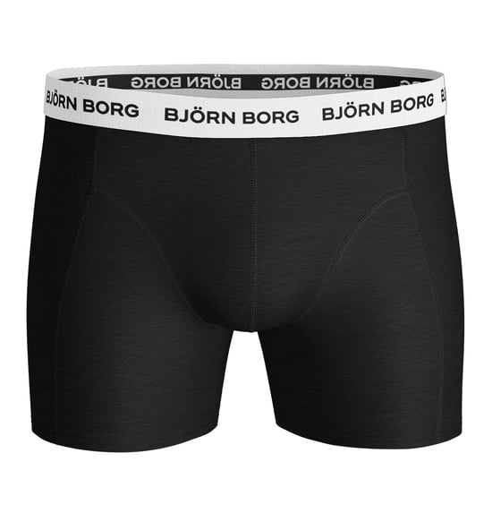 Björn Borg- 5 Pares Calzoncillos Boxer Hombre | Algodón Stretch Boxers Calzoncillos - Negro / Blanco - Image 2