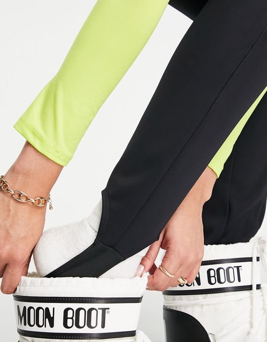 ASOS 4505 Tall skinny ski trouser with stirrup-Black