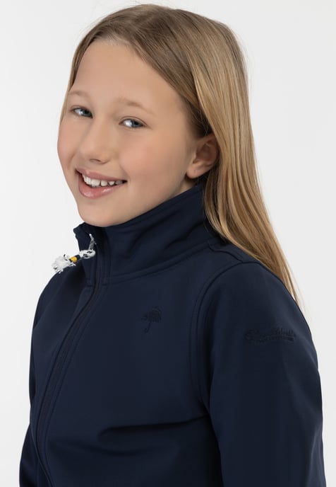 Schmuddelwedda softshell jacket Girls marine - Image 5
