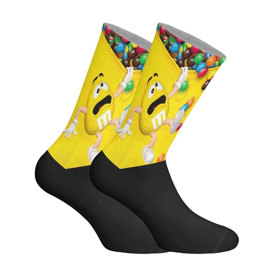 Calcetines de caña larga estampados elásticos unisex - Image 1