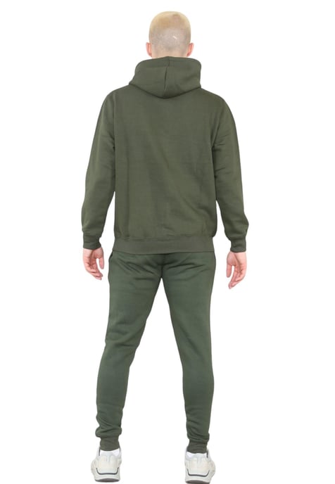 Chándal con capucha y jersey para hombre MYT en color caqui - Image 2