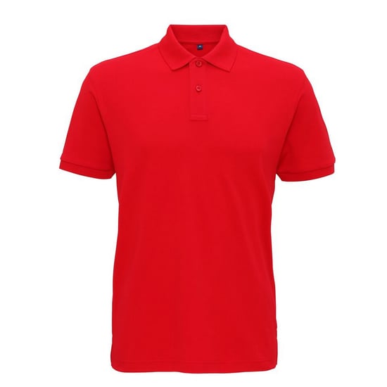 Asquith & Fox Mens Super Smooth Knit Polo Shirt (Cherry Red)