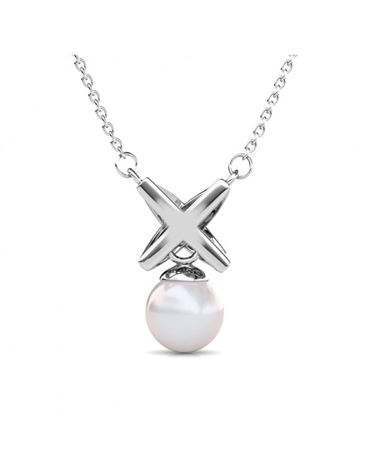 Colgantes Chris Pearl - Plata y Cristal - Image 4