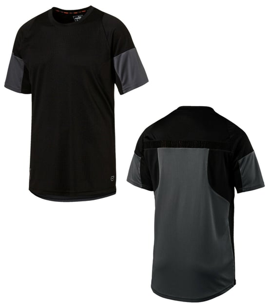 Puma ftblNXT Graphic Mens Black/Grey T-Shirt - Image 1