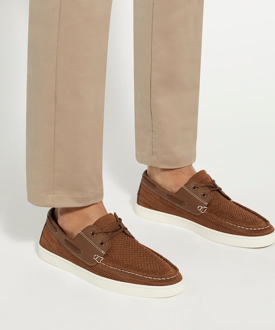 Dune Mens Blaizerss - Knitted Boat Shoes - Image 3