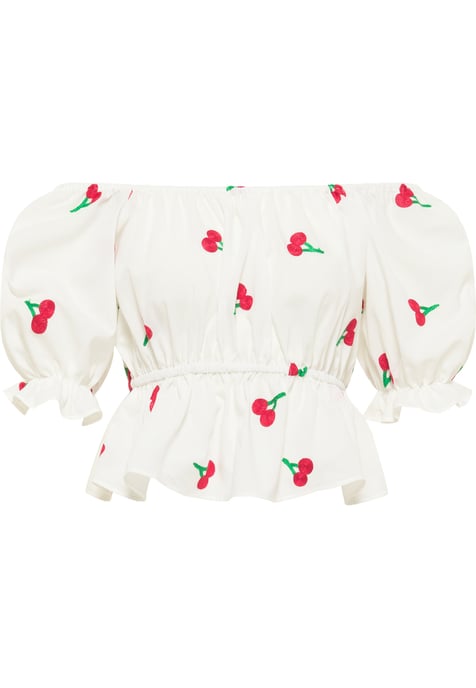 myMo embroidered cropped blouse osha - Image 1