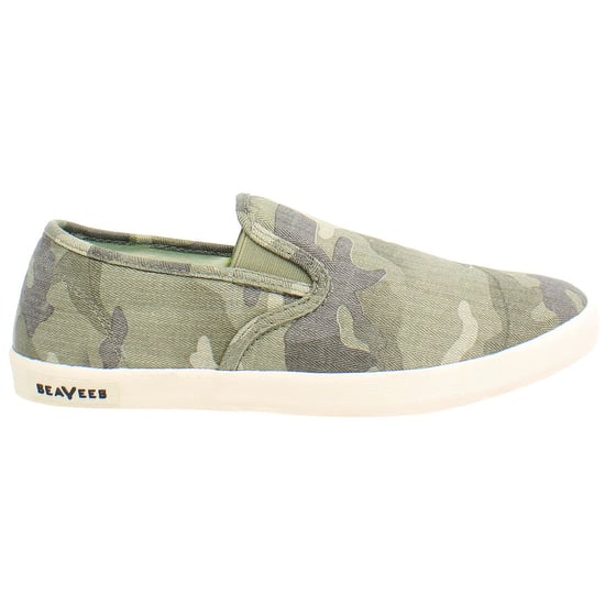 Seavees Baja Saltwash Zapatillas Verdes para Mujer - Image 1