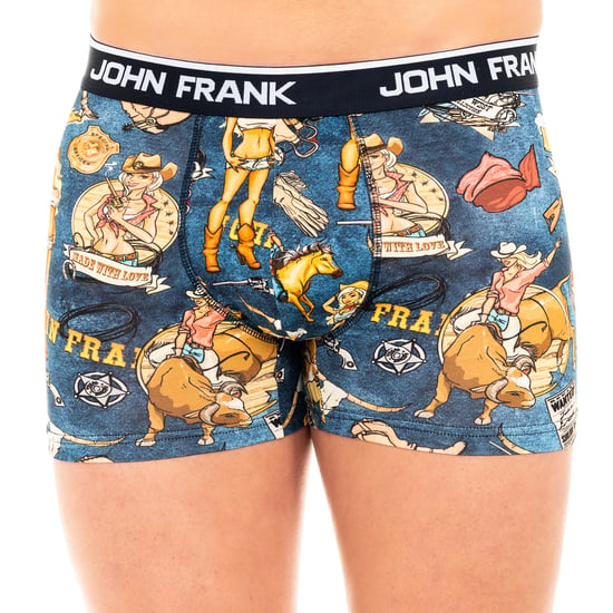 Men's breathable woven elastic cotton boxer JFB101-KOVBOY-MULTICOLOR
