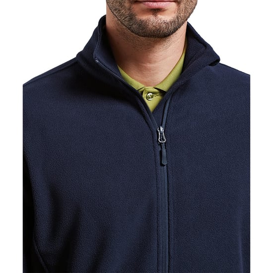 Premier Mens Recyclight Microfleece Full Zip Jacket (Navy)