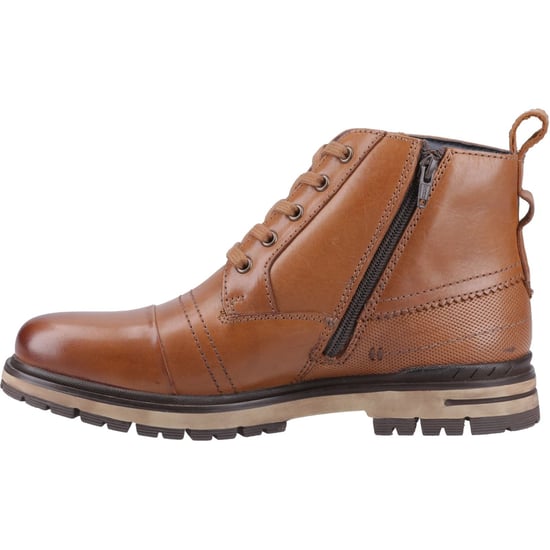 Pod Eros Leather Men's Brown Boots - Image 4