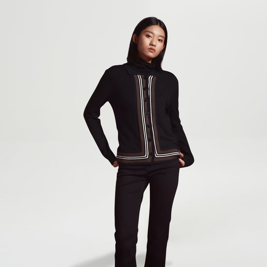 Cardigan with contrasting edges - Image 2