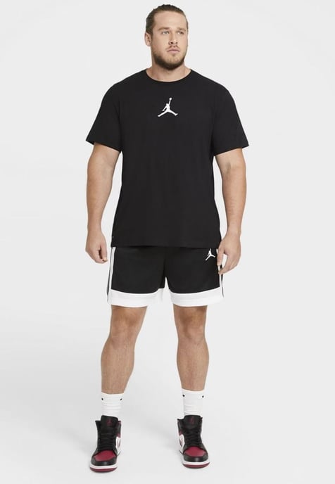 Camiseta negra con cuello redondo para hombre Nike Air Jordan Jumpman - Image 4